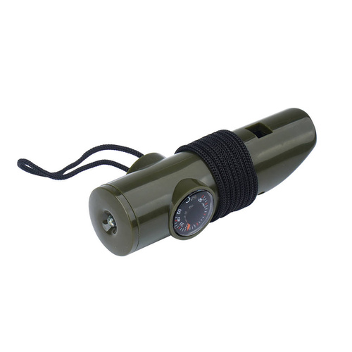 Mil-Tec - 6in1 Überlebenspfeife - Grün - 16328401 - 