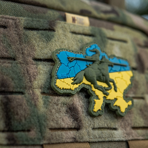 M-Tac – Cossack Ukraine Patch – PVC 3D – Horse Charge – Gelb/Blau – 51349000 - Andere - Verschiedenes