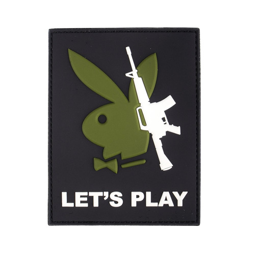 101 Inc. - 3D Aufnäher - Playboy Gun / Let's Play - 444130-7208 -  3D PVC Morale Patches
