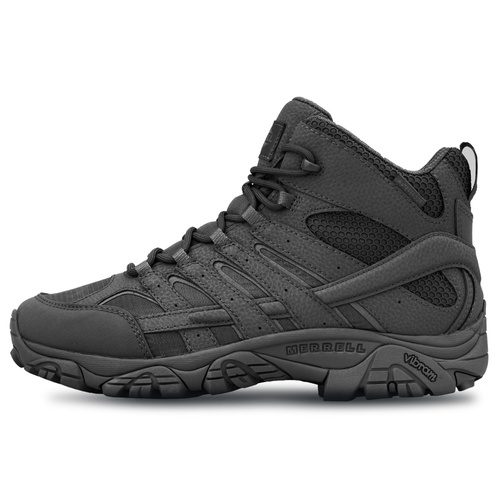 Bekleidung - Merrell - Stiefel Military Moab 2 Mid - Wasserdicht - Schwarz - J15853