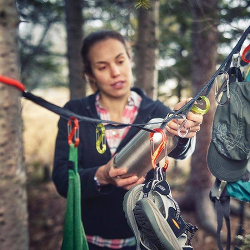 Outdoor - Nite Ize - Organisationssystem GearLine® Tactical - 10 x S-Biner + 2 x Gear Tie 12" - Coyote - GLN4-29-R8 - Nite Ize