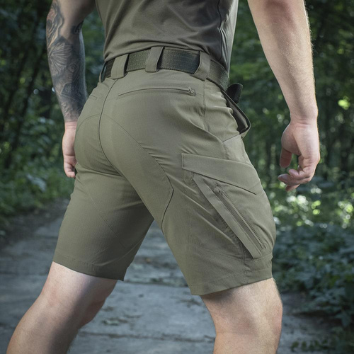 M-Tac - Aggressor Sommer Flex Tactical Shorts - Dark Olive - 20472048 - Kurze Hose - Bekleidung