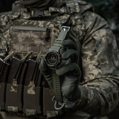 M-Tac - Taktische Uhr mit Kompass 2233 - Ranger Green - 50010001 - Uhren - Verschiedenes