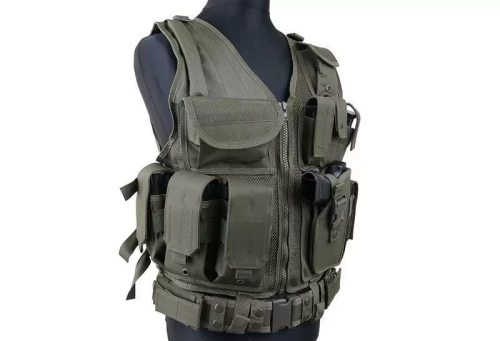 GFC Tactical - Taktische Weste KAM-39 - Olive - GFT-18-001854 - Klassische Westen - Ausrüstung