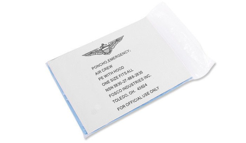 FOSCO - Poncho Notfall - Schutz gegen Wasser - Outdoor