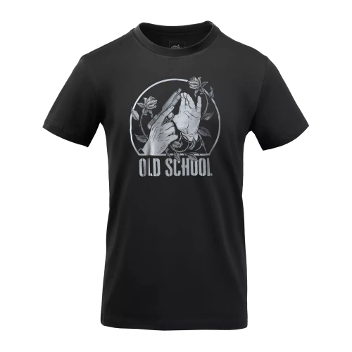 T-Shirts - Helikon - T-shirt Old School - Schwarz - TS-OLS-CO-21