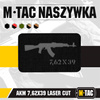 M-Tac - AKM 7,62 x 39 Lasergeschnittener Aufnäher - Schwarz/Grau - 51110211