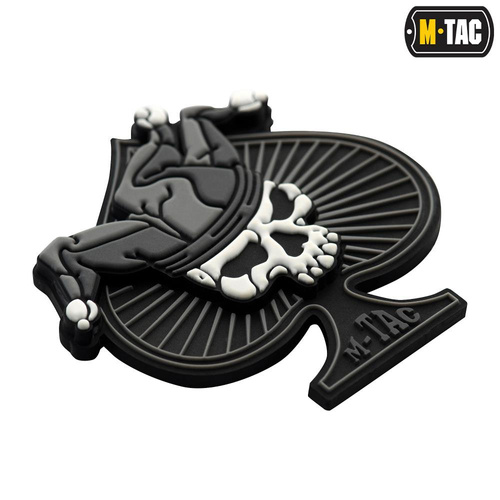3D PVC Morale Patches - M-Tac – Ace of Spades Patch – 3D PVC – Schwarz/Weiß – 51108236