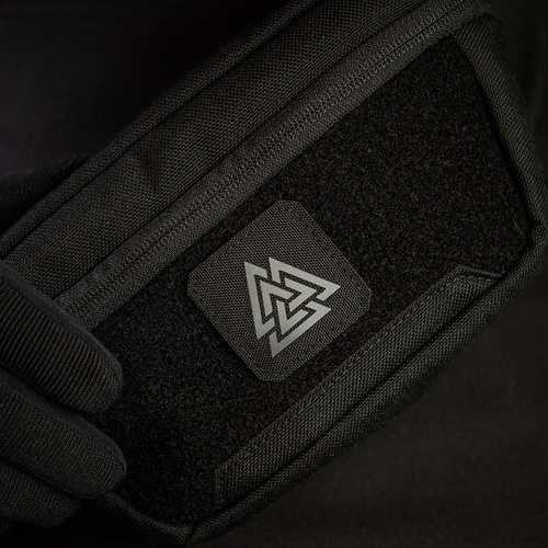 M-Tac - Lasergeschnittenes Valknut Quadrat Patch - Schwarz / Grau - 51162211 - Andere - Verschiedenes