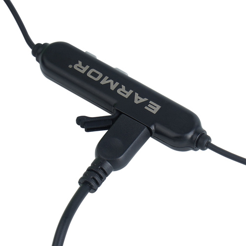 Ausrüstung - Earmor - Aktiver Gehörschützer M200T - NRR 26 dB - Bluetooth 5.4 - Schwarz - M200T-GY - Aktive Kopfhörer