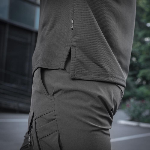 T-Shirts - M-Tac - Polohemd Elite Tactical Coolmax - Schwarz - 80010002