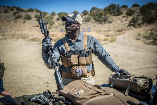 Helikon - Kamizelka Wettbewerb MultiGun Rig® - Woodland - KK-CMR-CD-03 - Chest Rig Westen