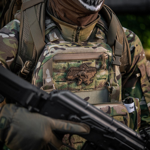 Verschiedenes - M-Tac – Cossack Ukraine Patch – PVC 3D – Horse Charge – Coyote – 51349005 - Flaggen