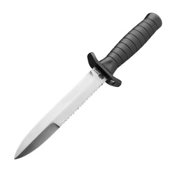 Messer "Gerlach" 98Z - Gezahnt - Silber
