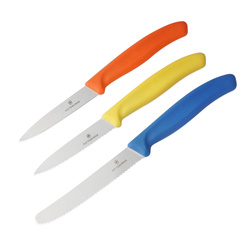 Victorinox - Messerset Swiss Classic - 2 gezahnt 1 glatt - Multicolor - 6.7116.32