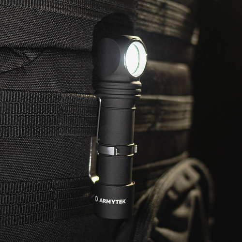 LED-Taschenlampen - Armytek - Stirnlampe Wizard C2 Pro - Magnetisches Ladegerät - 2500 lm - 18650 - Olive - F08701CO