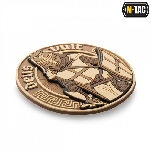 3D PVC Morale Patches - M-Tac - Deus Vult 3D PVC Aufnäher - Coyote - 51116005