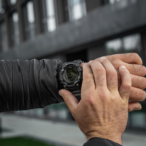 M-Tac - Taktische Uhr 2037 - LED - 5 ATM - Schwarz - 50007002 - Uhren - Verschiedenes