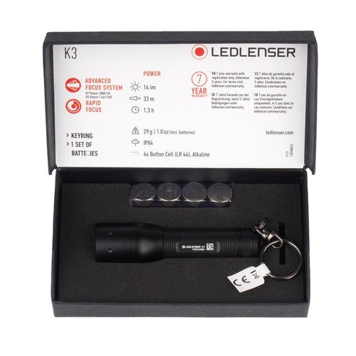 Outdoor - Ledlenser - K3 Flashlight - 8313 - LED-Taschenlampen