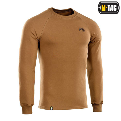 M-Tac - Raglan-Sweatshirt Athlete - Baumwolle - Coyote Brown - 20455017 - Militär-Sweatshirts - Bekleidung