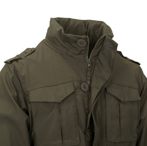 Helikon - Jacke Covert M65 - Taiga Green / Black - KU-C65-DC-0901A - Militärjacken - Bekleidung