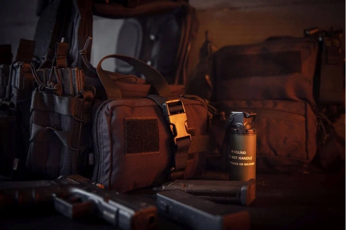 Magazin & Munitionstaschen - Primal Gear - Doppel-Karabiner-Magazinlader Corrie - Olive - PRI-19-031792