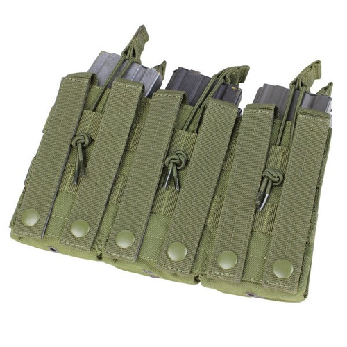 Magazin & Munitionstaschen - Condor - Triple Stacker M4 Mag Pouch - Olive Drab - MA44-001