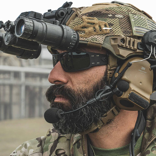 Augenschutz - Gatorz - Ballistic Photochromic Brille Magnum - ANSI Z87+ - Getönt - Tan - GZ-01-305 - Ballistische Brillen