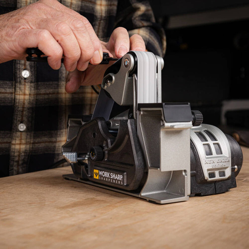 Messerschärfer - Work Sharp - Schärfgerät Electric Ken Onion Edition Elite Mk2 + Aufsatz Schleifen Mk2 - Schwarz - WSKTS-KO2-ELT