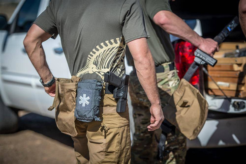 Helikon - Medizinischer Einsatz Modular Individual Med Kit® - Cordura® - PenCott SandStorm - MO-M02-CD-43 - Medic Taschen