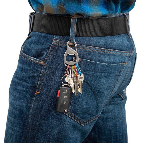 Nite Ize - Nite Ize - KeyRack+™ S-Biner® Schlüsselsatz - Schwarz - KRB2-01-R6