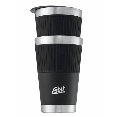 Esbit - Sculptor Tumbler Thermobecher - 550ml - Schwarz - TBL550SC-SL-BK - Tassen & Thermoskannen