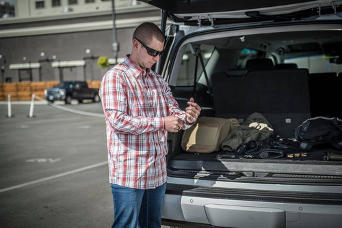 Hemden & Pullover - Helikon - TRIP Nylon-Mischung - Indigo kariert - KO-TRI-NB-P8