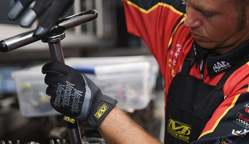 Bekleidung - Mechanix - Taktische Handschuhe FastFit - Schwarz / Grau - MFF-05 - Taktisch Handschuhe