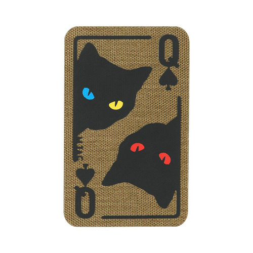 M-Tac – Queen of Spades Patch – Cordura 500D – Coyote/Schwarz – 51362005 - Andere