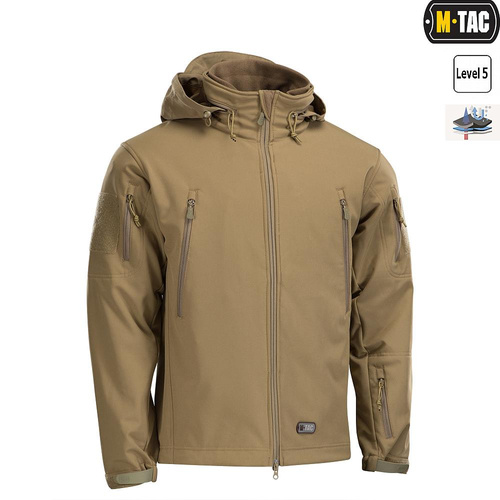 M-Tac - Gefütterte Soft Shell Jacke - Coyote - 20501003 - Softshell-Jacken - Bekleidung