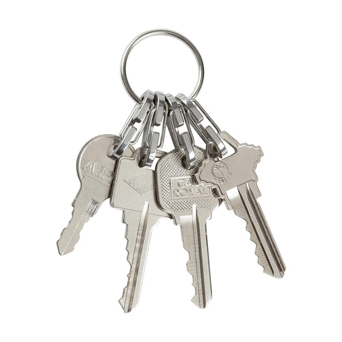 Schlüsselanhänger - Nite Ize - KeyRing MicroLink Schlüsselanhänger - Stahl - Silber - RL-11-R3