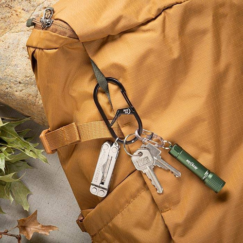 Nite Ize - G-Series™ #2 Dual Chamber Karabiner - Stahl - Schwarz - GS2-01-R6 - Stahlkarabiner - Outdoor