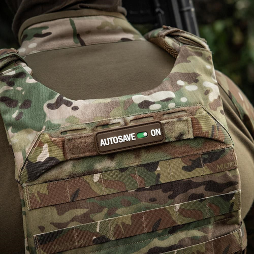 Verschiedenes - M-Tac - Moral Patch Autosave PVC - 3D - Coyote - 51116705 - 3D PVC Morale Patches