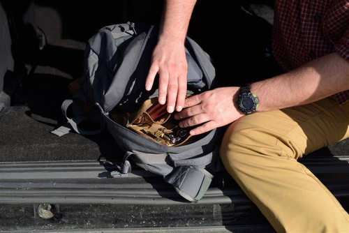 Helikon - Klettverschluss-Paneel Einsatz MOLLE Adapter 2 - Cordura - Shadow Grey - IN-MA2-CD-35 - Sonstige - Ausrüstung