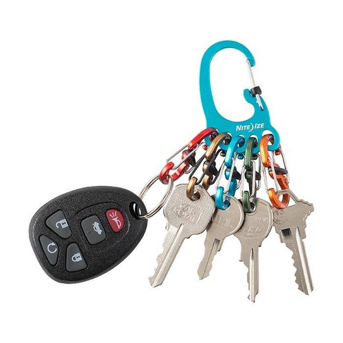 Outdoor - Nite Ize - Schlüsselsatz BigFoot Locker™ KeyRack™ - Aluminium - KLKBFA-03-R6 - Nite Ize