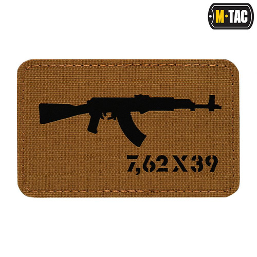 M-Tac - AKM 7,62 x 39 Lasergeschnittener Aufnäher - Coyote/Schwarz - 51110502 - Morale Patch