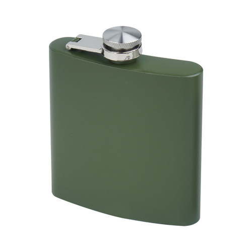 MFH - Edelstahlkolben - 170 ml - Oliv - 33275B - Hüftflaschen