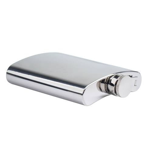 Hüftflaschen - Mil-Tec - Edelstahlflasche - 220 ml - Silber - 14520018-008