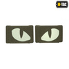 M-Tac - Tiger Eyes Laser Cut Reflektierende Flecken - Paar - Ranger Green - 51140023