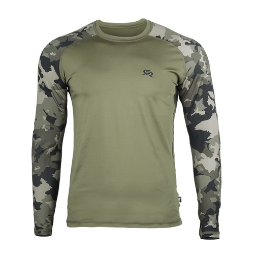 Sporthemden - Rough Radical - Furious Army LS Thermohemd - Langarm - Khaki / Moro