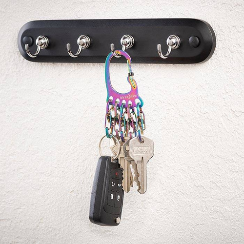 Nite Ize - BigFoot Locker™ KeyRack™ - Spectrum - KLKBF-07-R3 - Stahlkarabiner