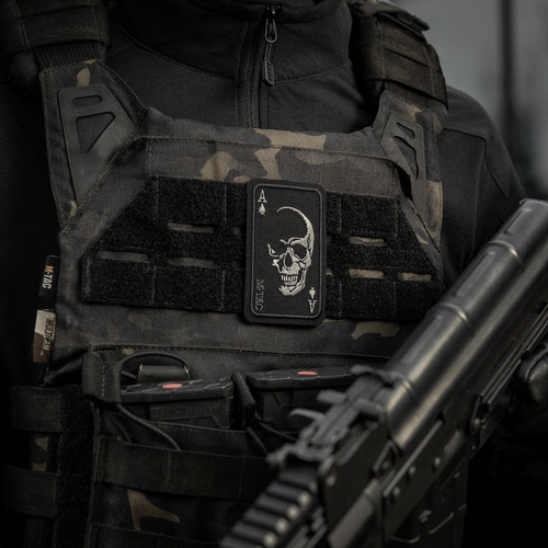 M-Tac - Moralaufnäher Patch Face of War - Cordura - Schwarz - 51389002 - Morale Patch - Verschiedenes