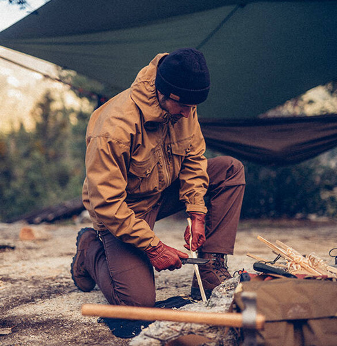 Bekleidung - Helikon - Jacke SAS Smock - DuraCanvas - Taiga Green - KU-SAS-DC-09 - Militärjacken