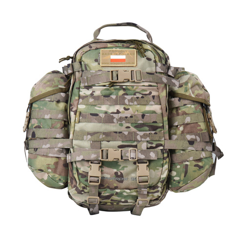 Militärrucksäcke - WISPORT - Sparrow 30 II Rucksack mit zwei Seitentaschen - 30 + 10 l - MultiCam